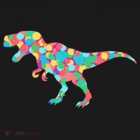 Polka Dot T-Rex International Dot Day T-Shirt thumb 7
