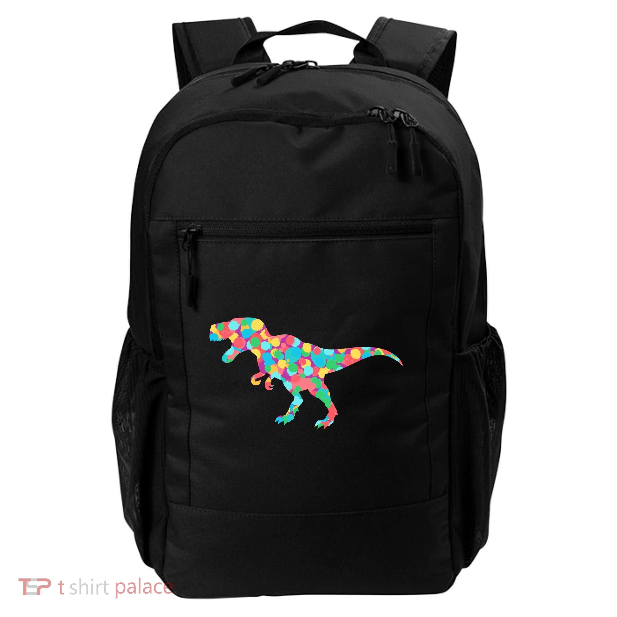 Polka Dot T-Rex International Dot Day Backpack