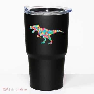 Polka Dot T-Rex International Dot Day Tumbler