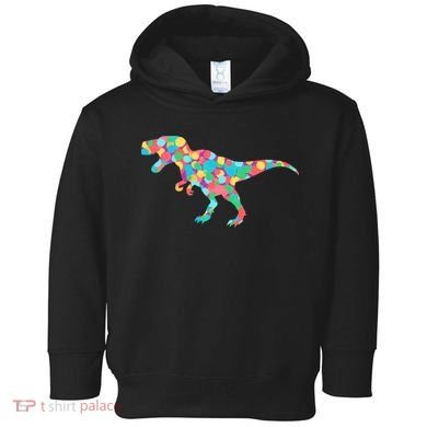 Polka Dot T-Rex International Dot Day Toddler Hoodie