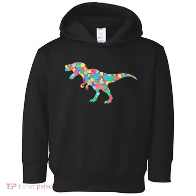 Polka Dot T-Rex International Dot Day Toddler Hoodie