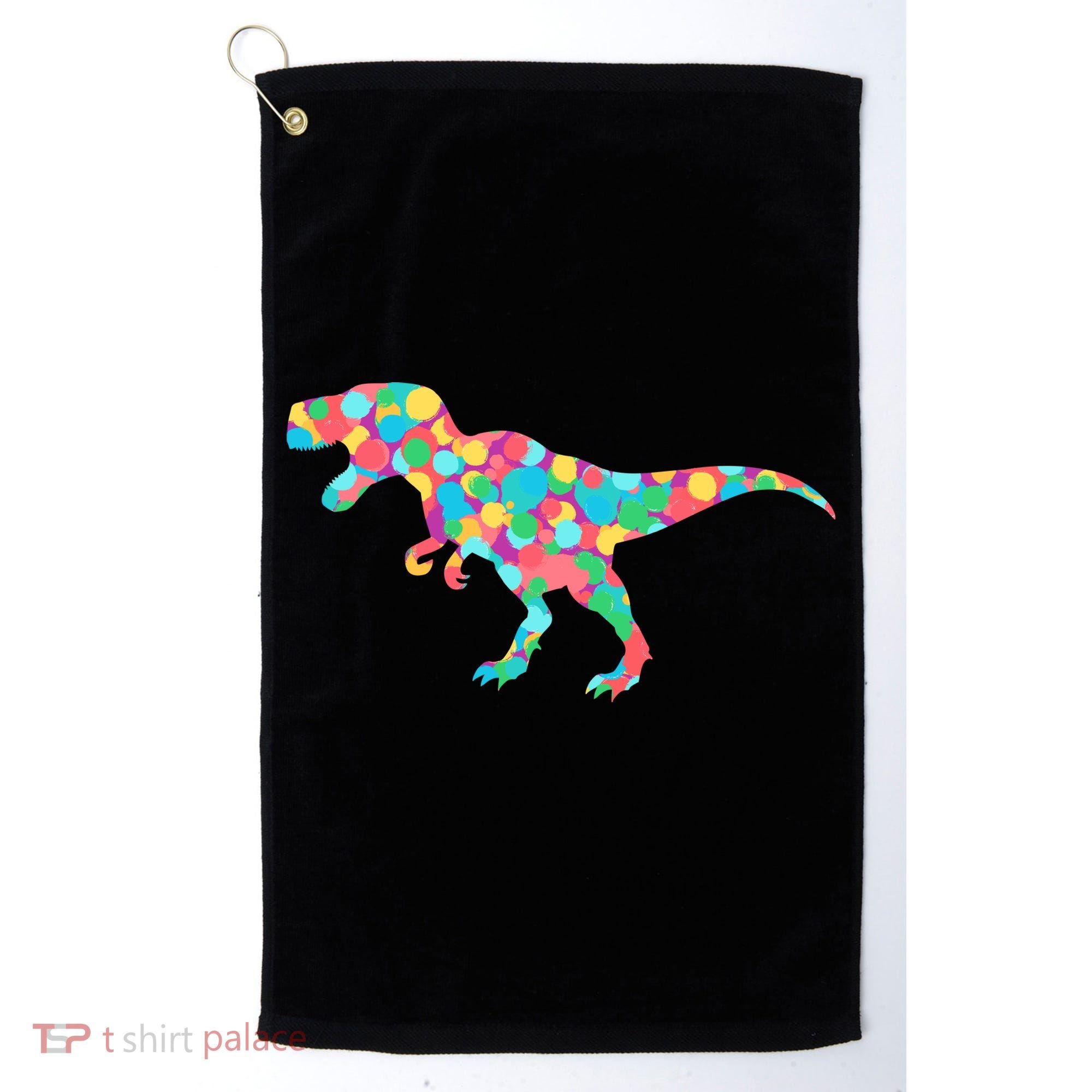 Polka Dot T-Rex International Dot Day Golf Towel