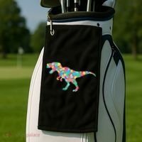 Polka Dot T-Rex International Dot Day Golf Towel thumb 2