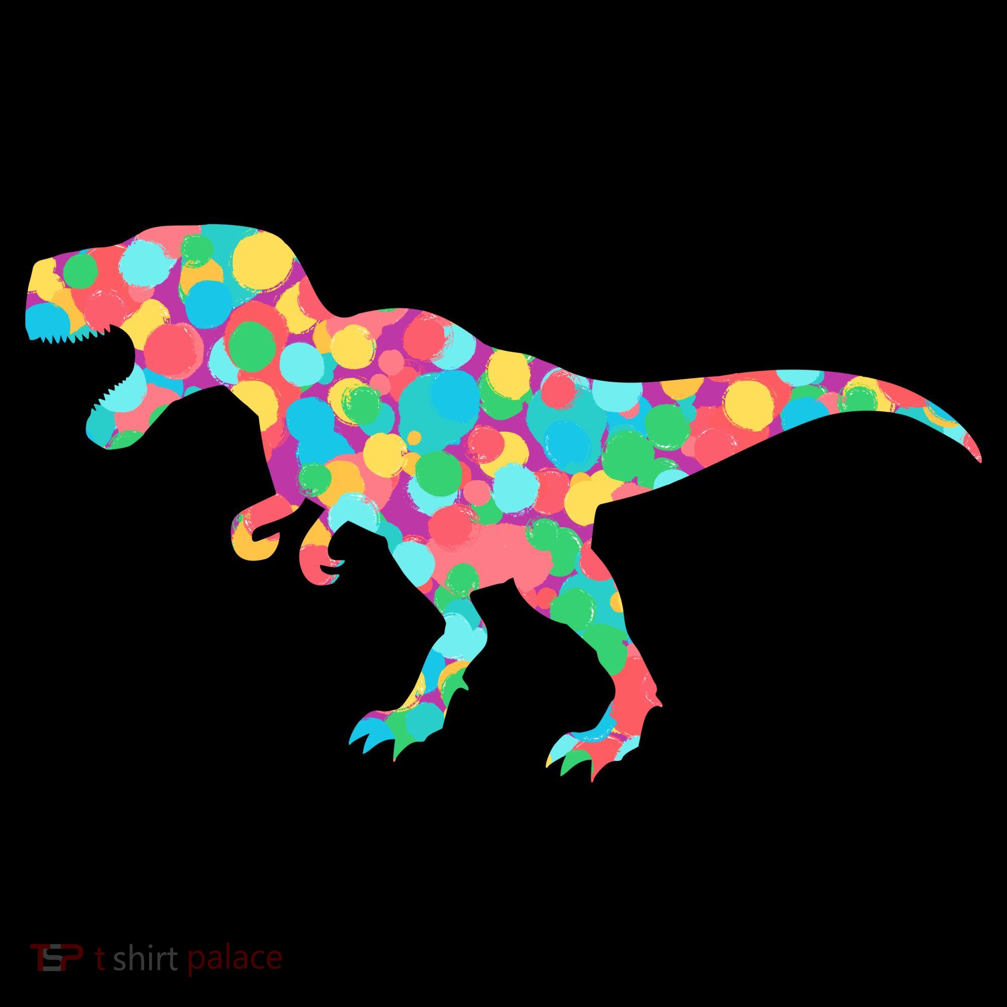 Polka Dot T-Rex International Dot Day Toddler T-Shirt
