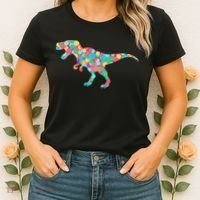 Polka Dot T-Rex International Dot Day Women's T-Shirt thumb 2