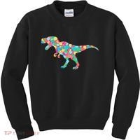 Polka Dot T-Rex International Dot Day Kids Sweatshirt thumb 0
