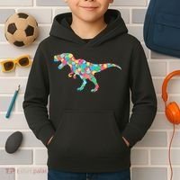Polka Dot T-Rex International Dot Day Kids Hoodie thumb 2