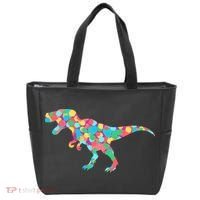 Polka Dot T-Rex International Dot Day Tote Bag thumb 0