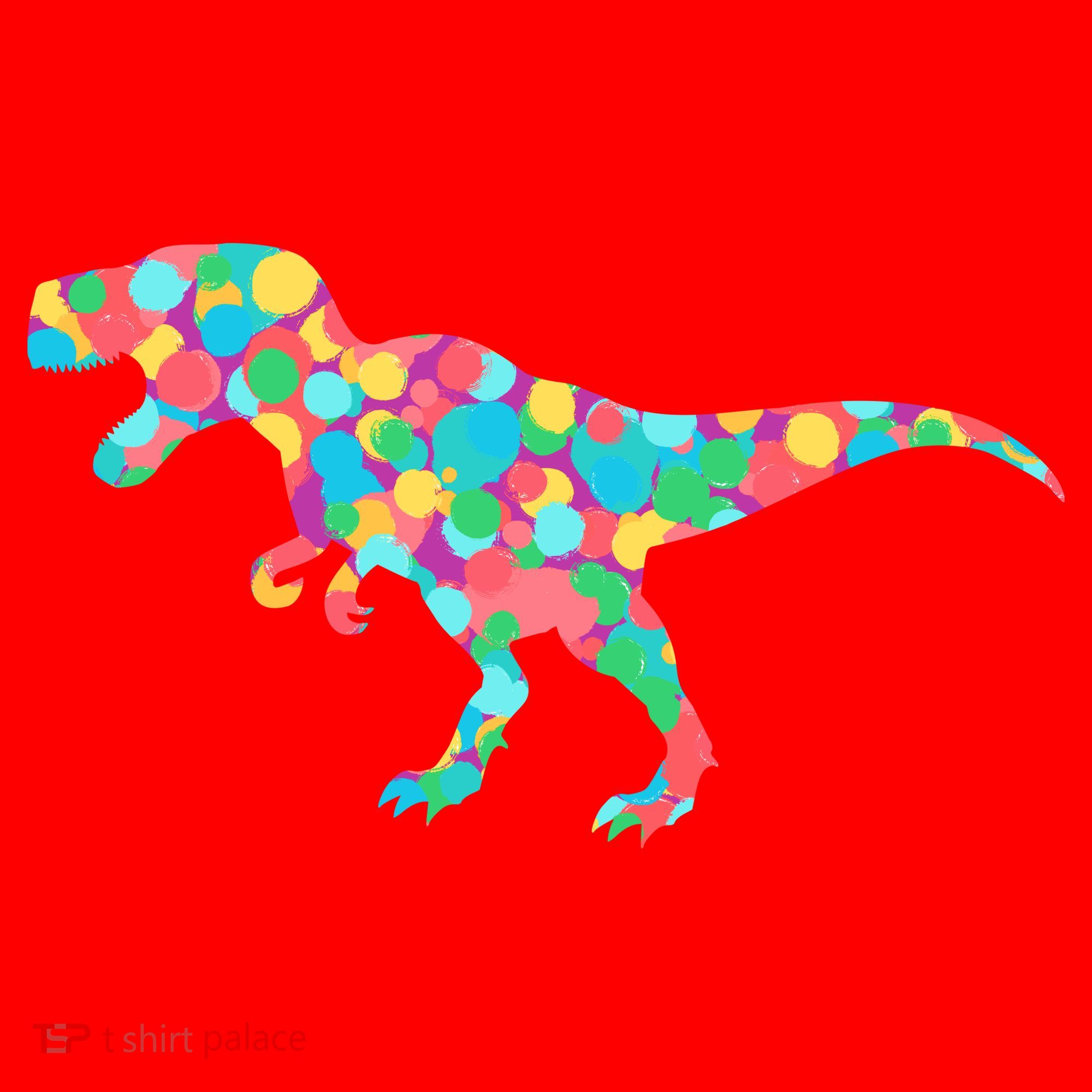 Polka Dot T-Rex International Dot Day Santa Hat