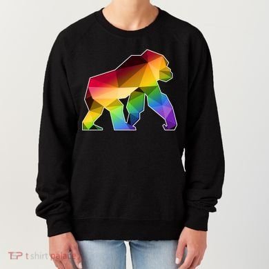 Polygon Crystal Gorilla  Women's Sweatshirt