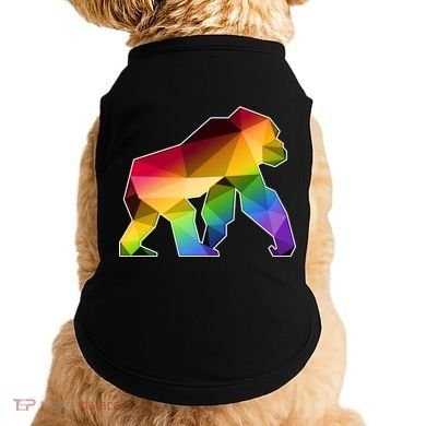 Polygon Crystal Gorilla  Doggie Tank