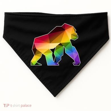 Polygon Crystal Gorilla  USA-Made Doggie Bandana