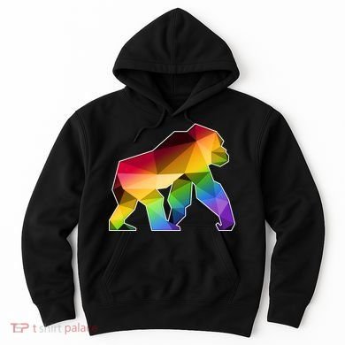 Polygon Crystal Gorilla  Hoodie
