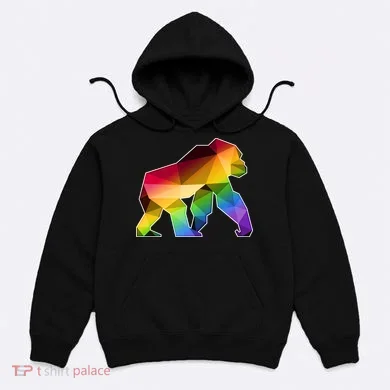Polygon Crystal Gorilla  Hoodie