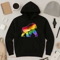 Polygon Crystal Gorilla  Hoodie thumb 3