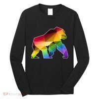 Polygon Crystal Gorilla  Long Sleeve Shirt thumb 0