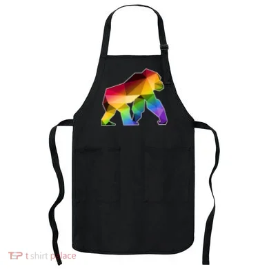 Polygon Crystal Gorilla  Apron