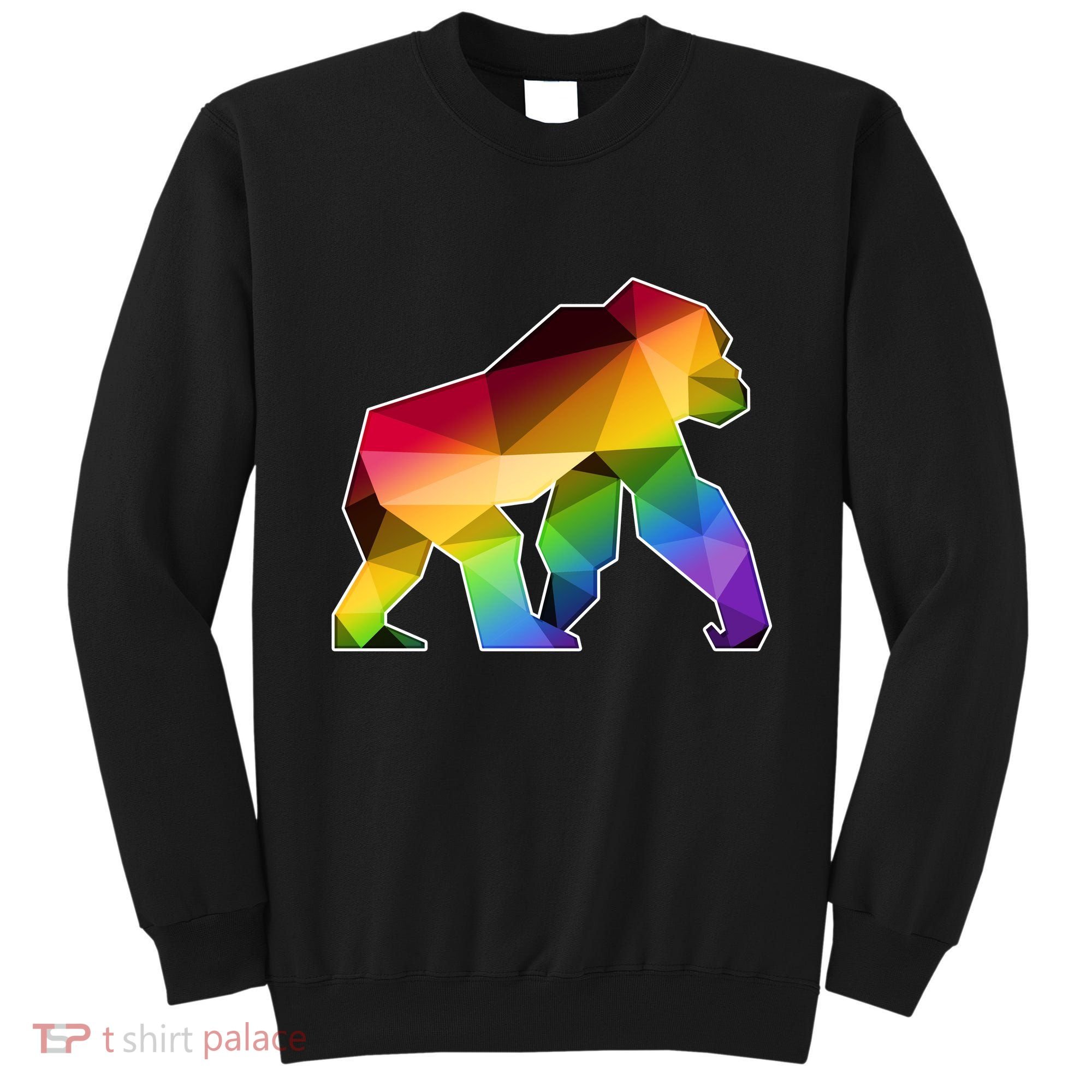 Polygon Crystal Gorilla  Sweatshirt