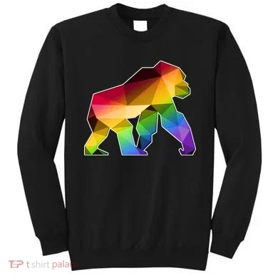 Polygon Crystal Gorilla  Sweatshirt