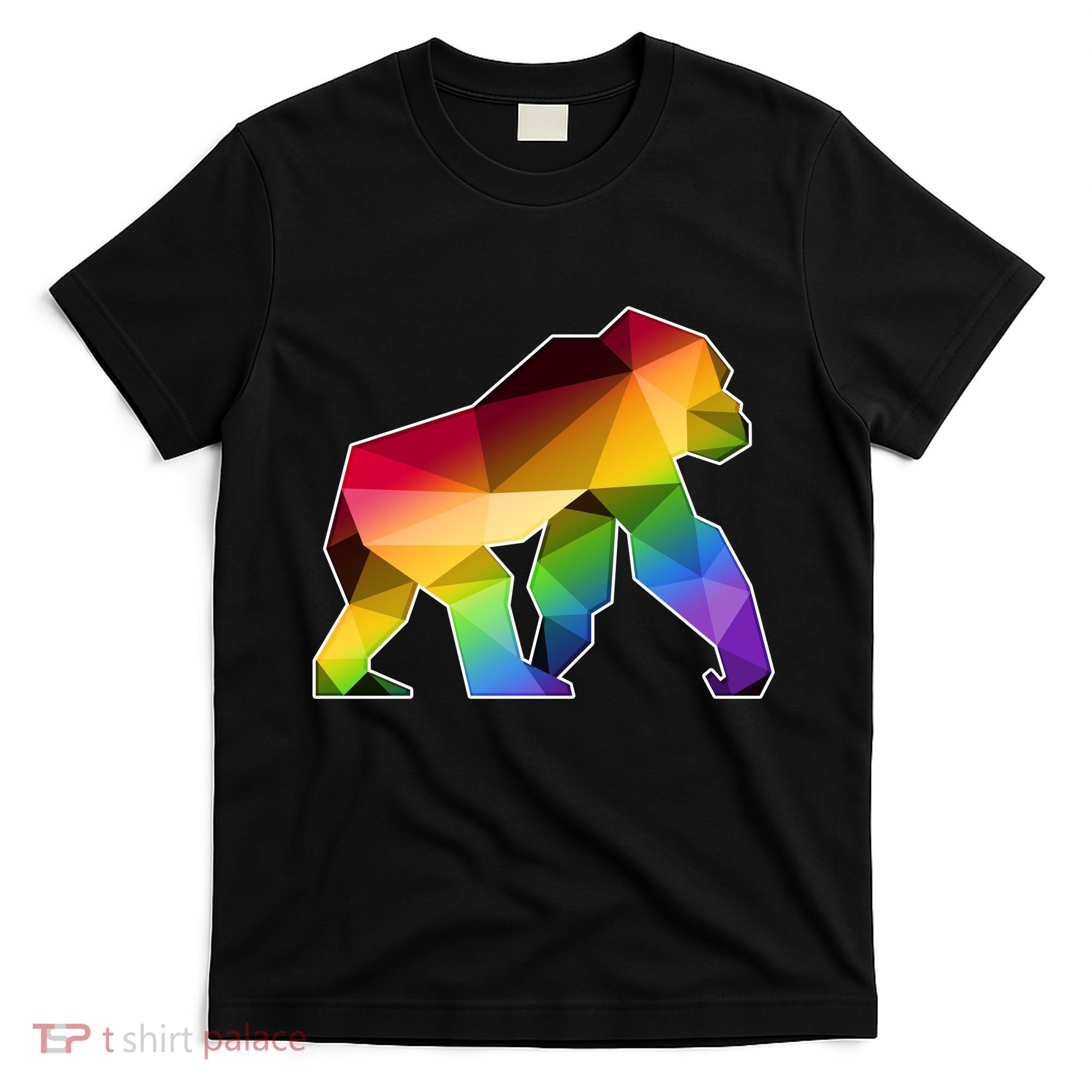 Polygon Crystal Gorilla  T-Shirt