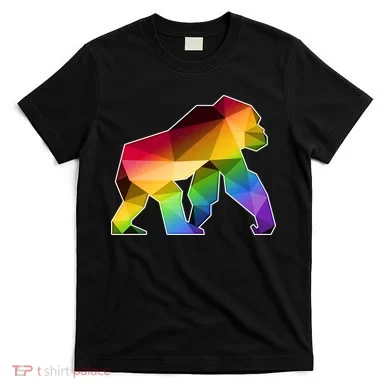 Polygon Crystal Gorilla  T-Shirt