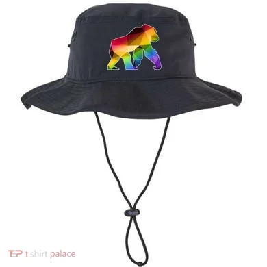 Polygon Crystal Gorilla  Bucket Hat