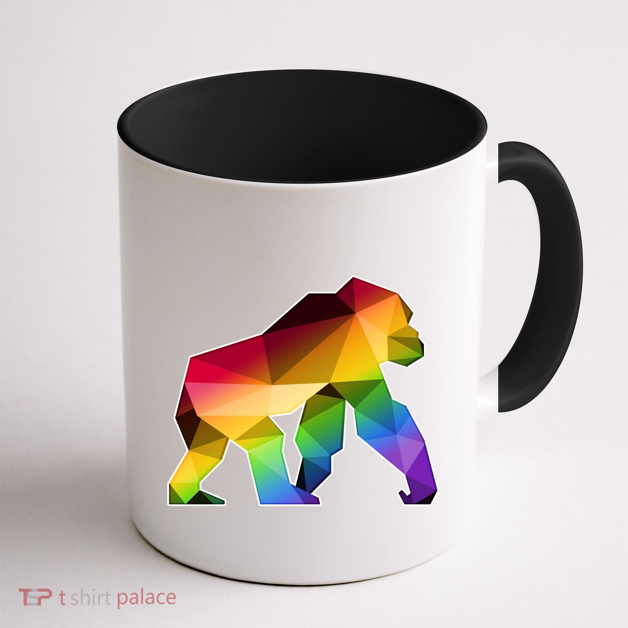 Polygon Crystal Gorilla  Coffee Mug