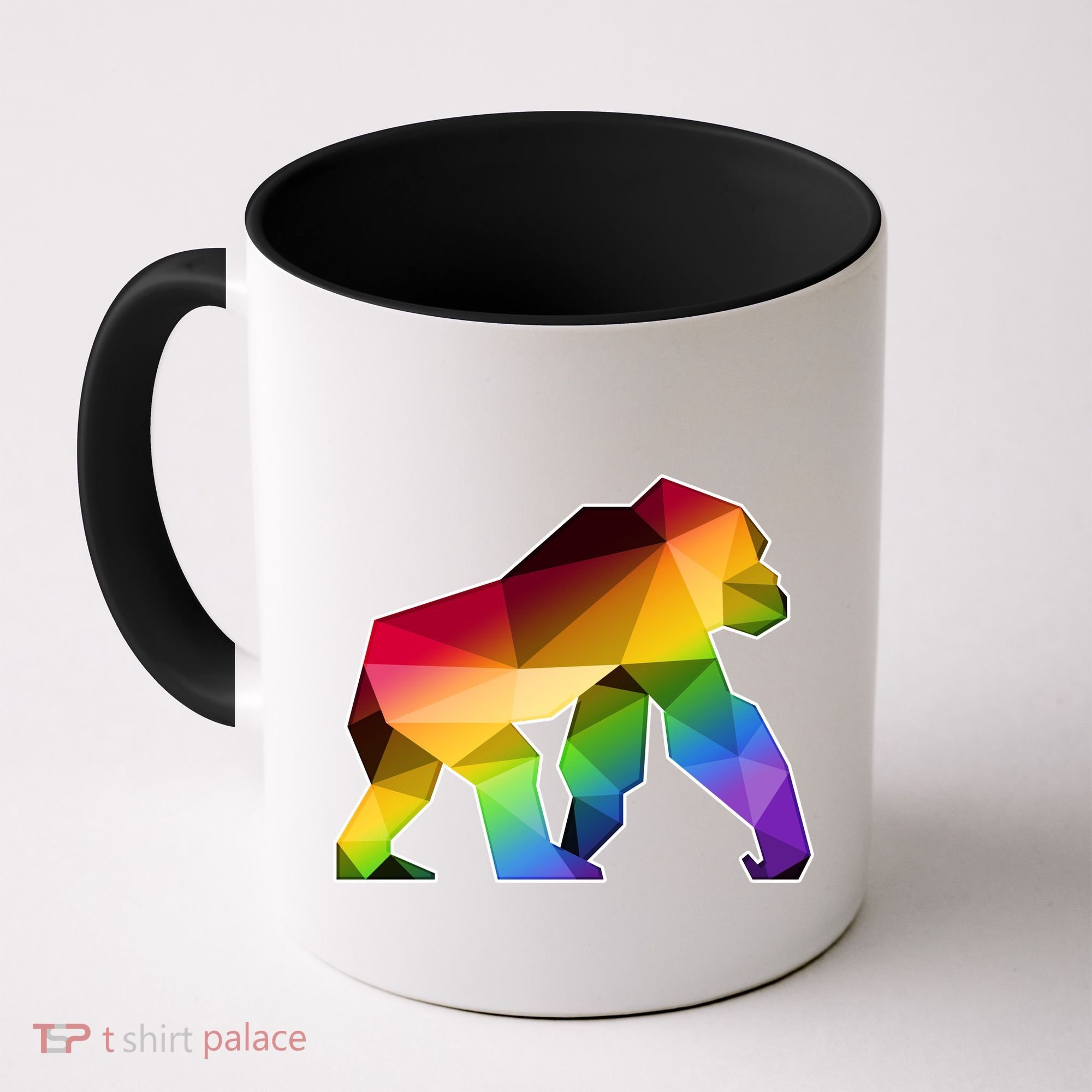 Polygon Crystal Gorilla  Coffee Mug
