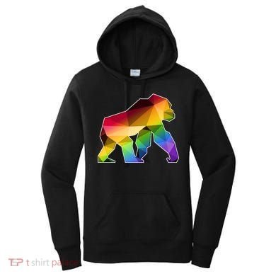 Polygon Crystal Gorilla  Women's Hoodie