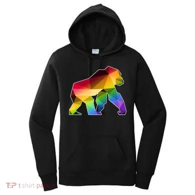 Polygon Crystal Gorilla  Women's Hoodie