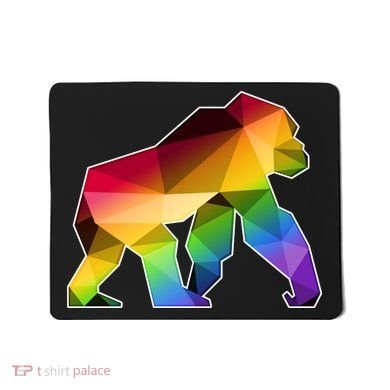 Polygon Crystal Gorilla  Mousepad