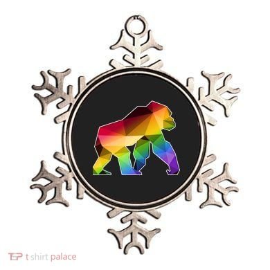 Polygon Crystal Gorilla  Ornament