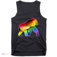 Polygon Crystal Gorilla  Tank Top thumb 0