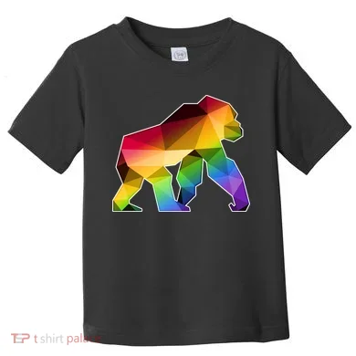 Polygon Crystal Gorilla Toddler T-Shirt