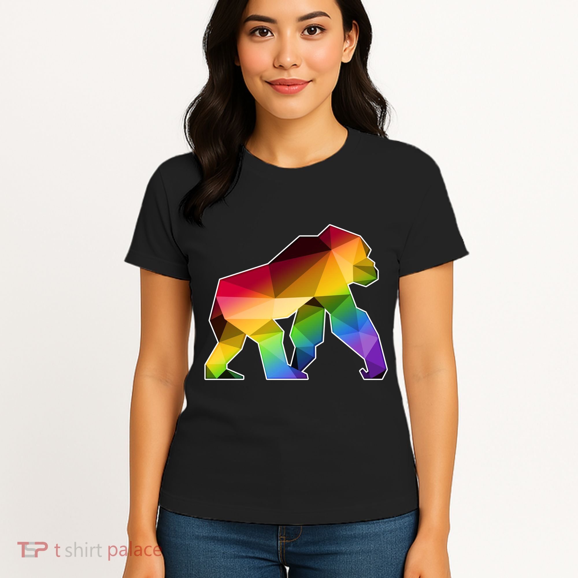Polygon Crystal Gorilla  Women's T-Shirt