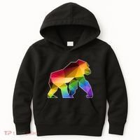 Polygon Crystal Gorilla  Kids Hoodie thumb 0