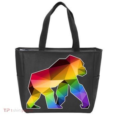 Polygon Crystal Gorilla  Tote Bag
