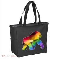 Polygon Crystal Gorilla  Tote Bag thumb 2