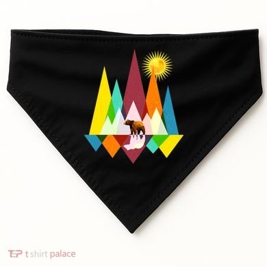 Polygon Wilderness Bear USA-Made Doggie Bandana