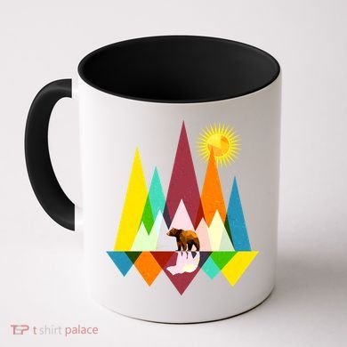 Polygon Wilderness Bear Coffee Mug