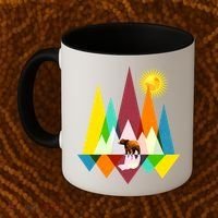 Polygon Wilderness Bear Coffee Mug thumb 2