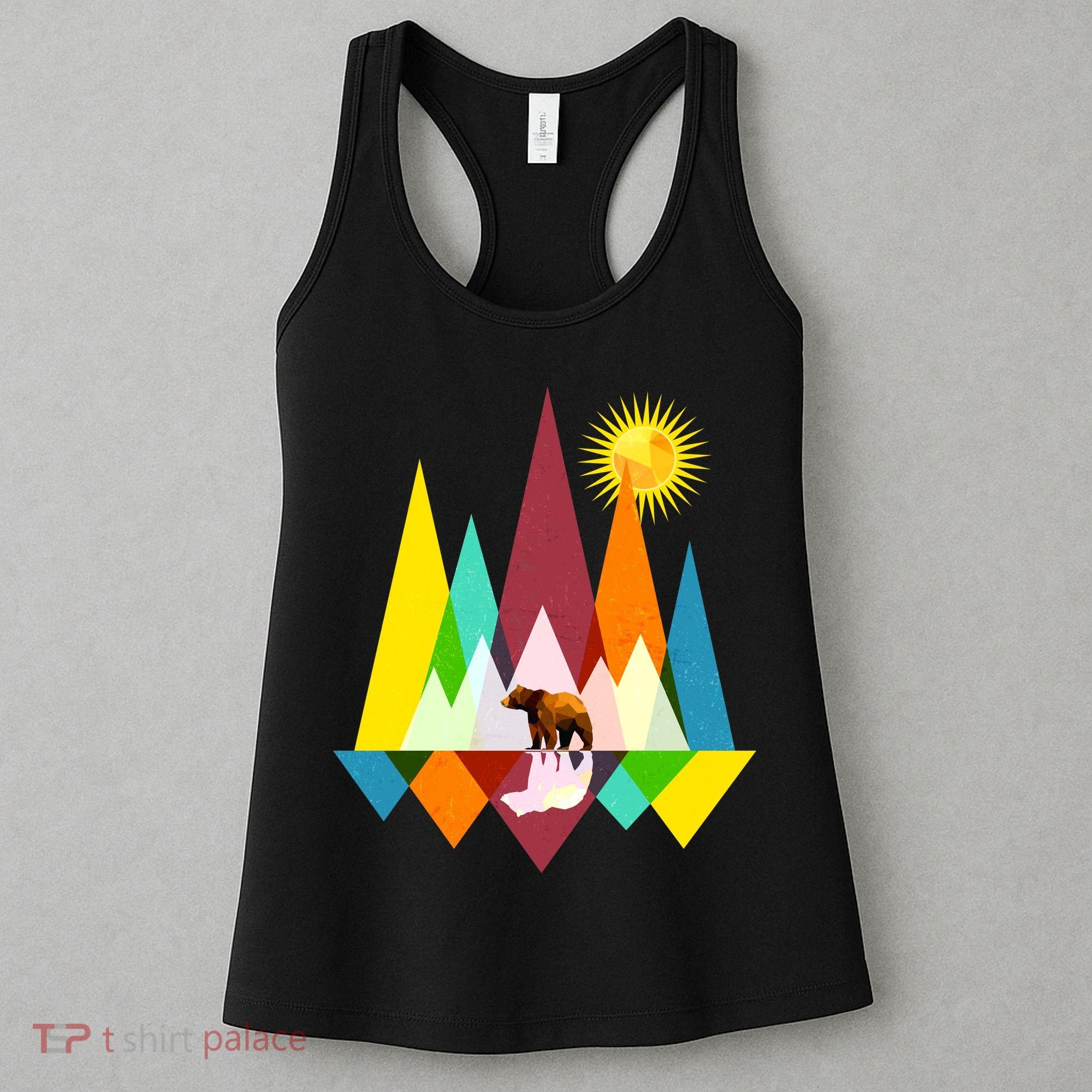 Polygon Wilderness Bear Women's Tank Top