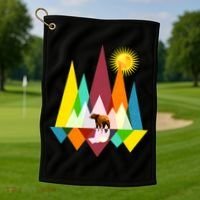 Polygon Wilderness Bear Golf Towel thumb 1