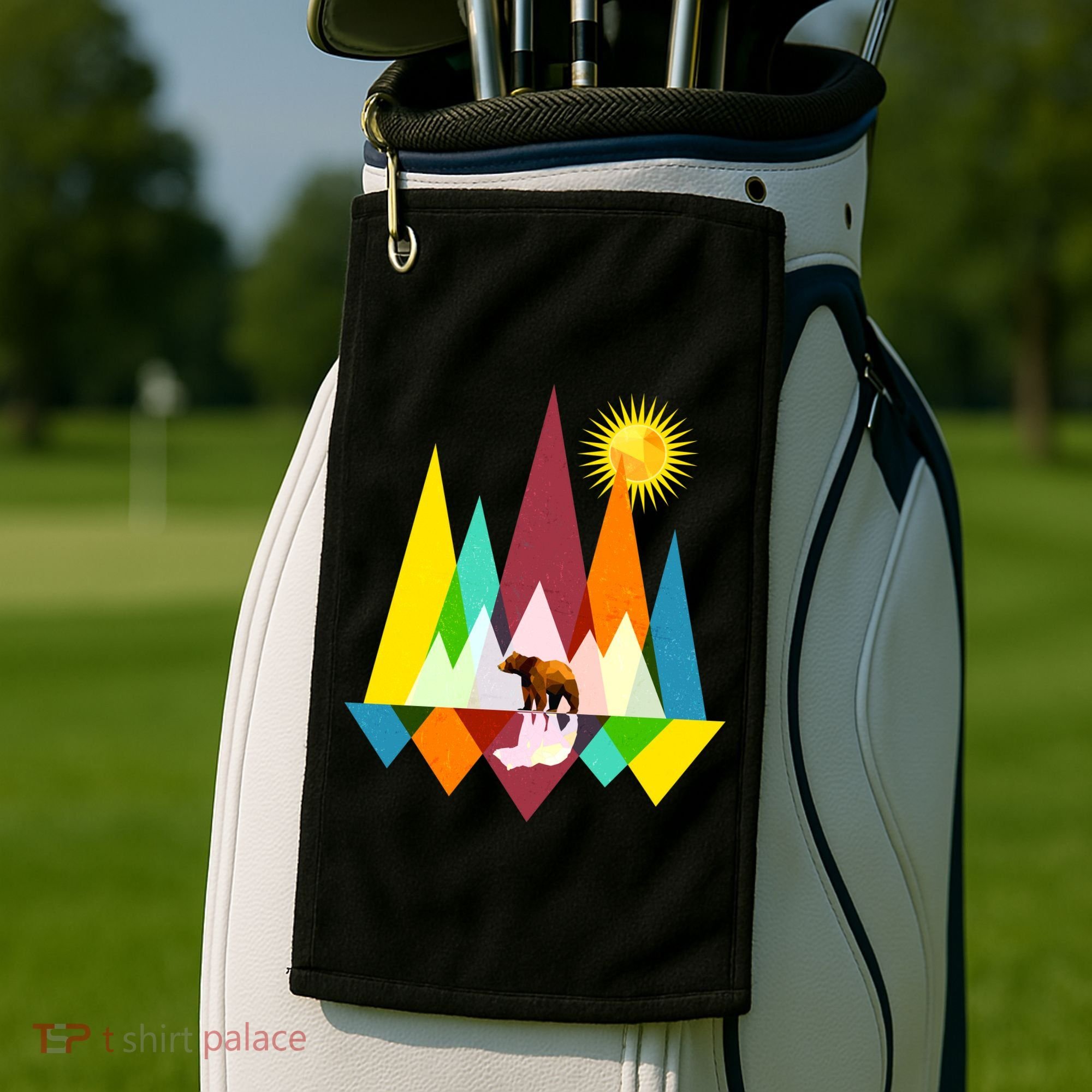 Polygon Wilderness Bear Golf Towel