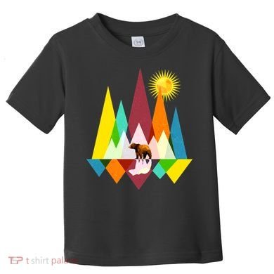 Polygon Wilderness Bear Toddler T-Shirt