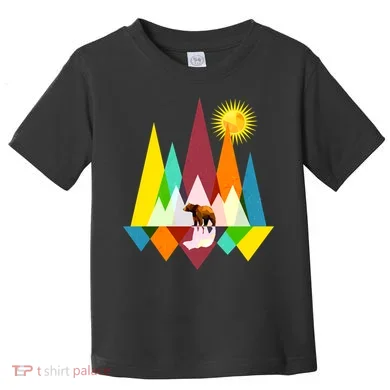 Polygon Wilderness Bear Toddler T-Shirt