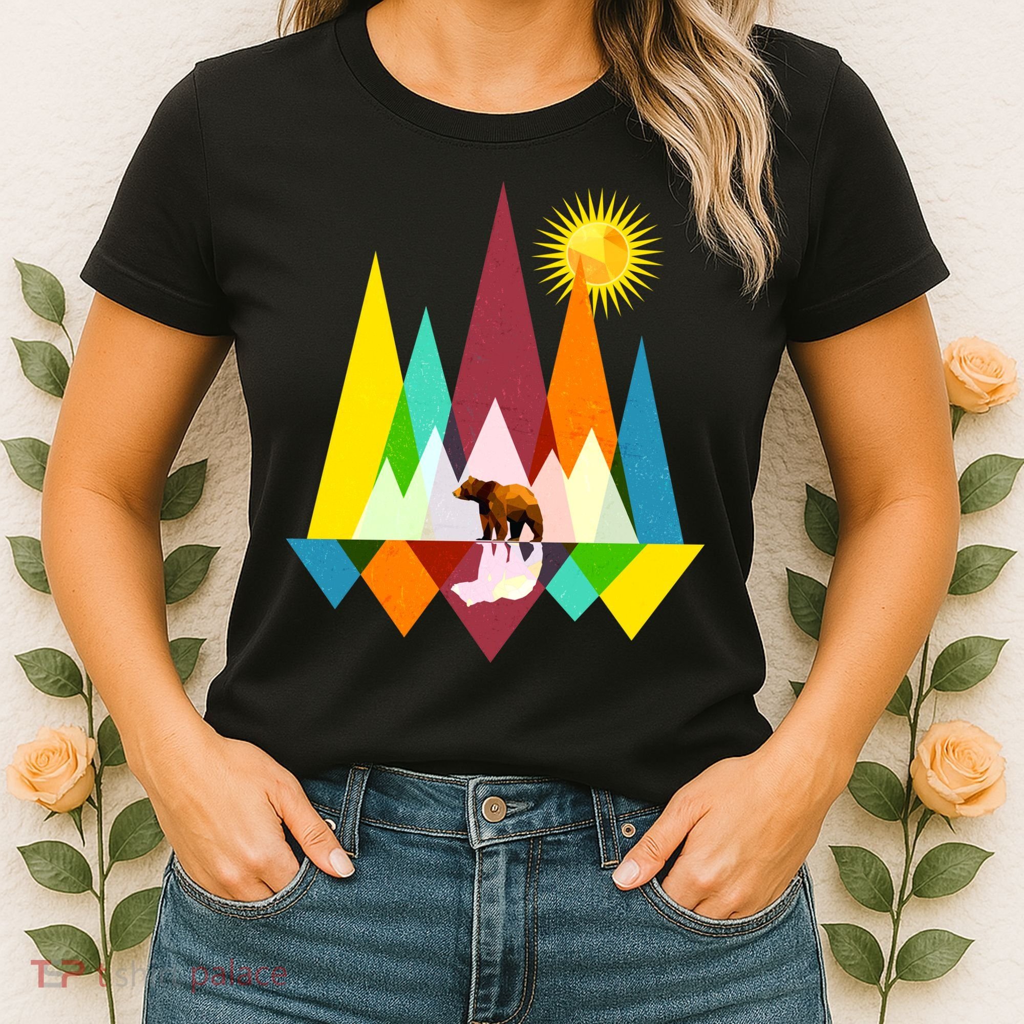 Polygon Wilderness Bear Women's T-Shirt