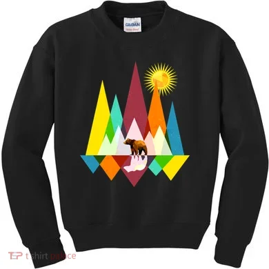 Polygon Wilderness Bear Kids Sweatshirt