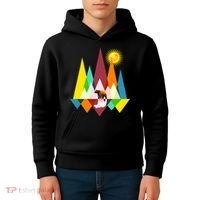 Polygon Wilderness Bear Kids Hoodie thumb 4