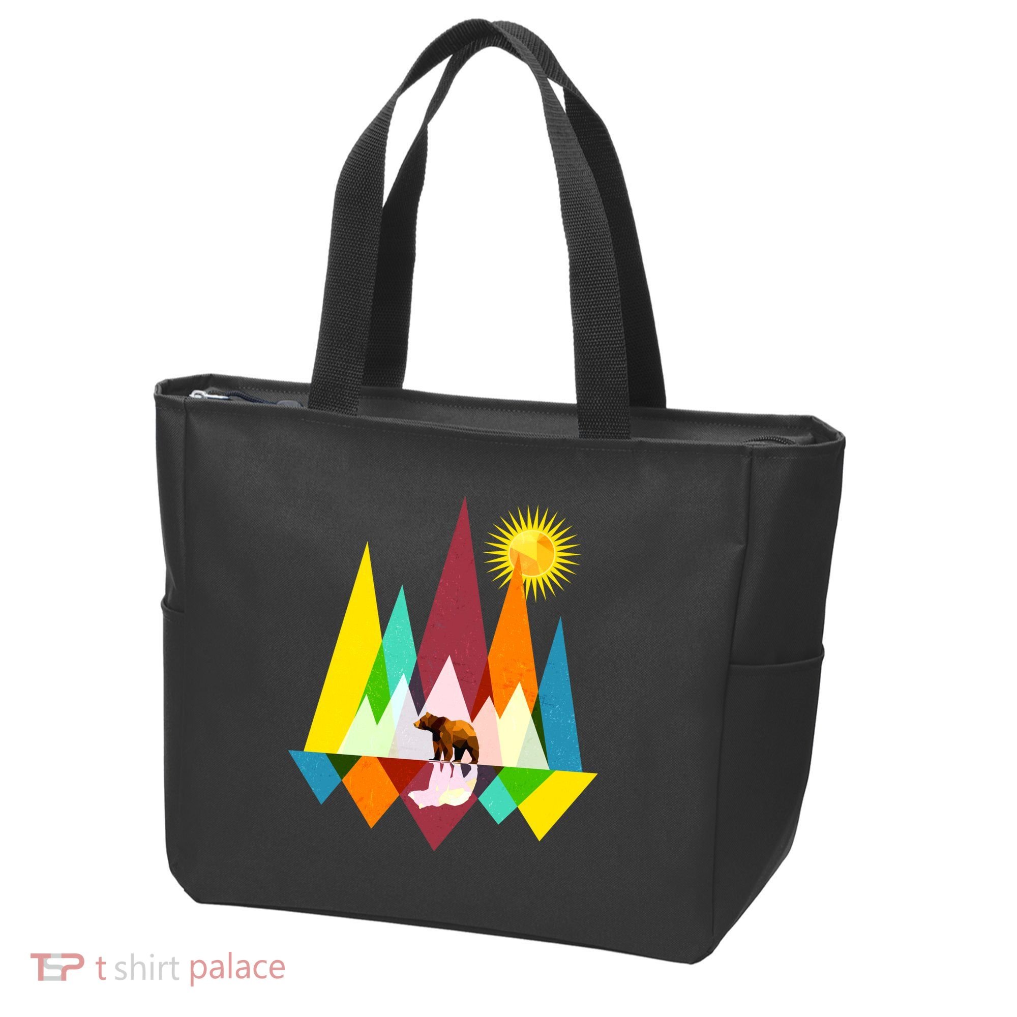 Polygon Wilderness Bear Tote Bag